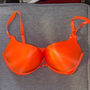 Electric orange bombshell bra